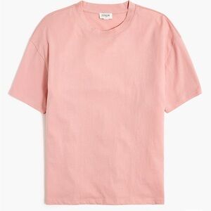 J. Crew Relaxed Short Sleeve Light Pink Tee
